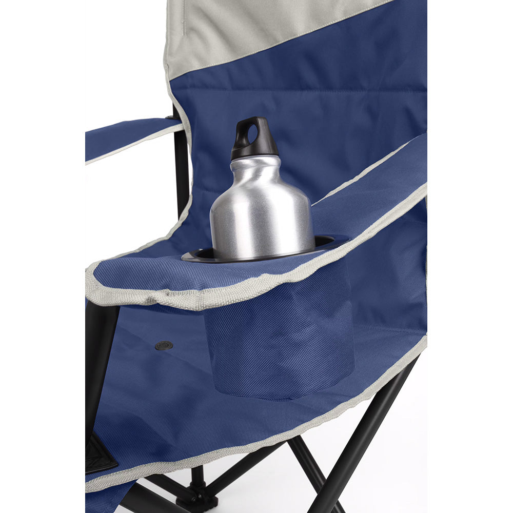 Coleman 2174440 Big Tall Quad Camping Chair - Skyfall Blue