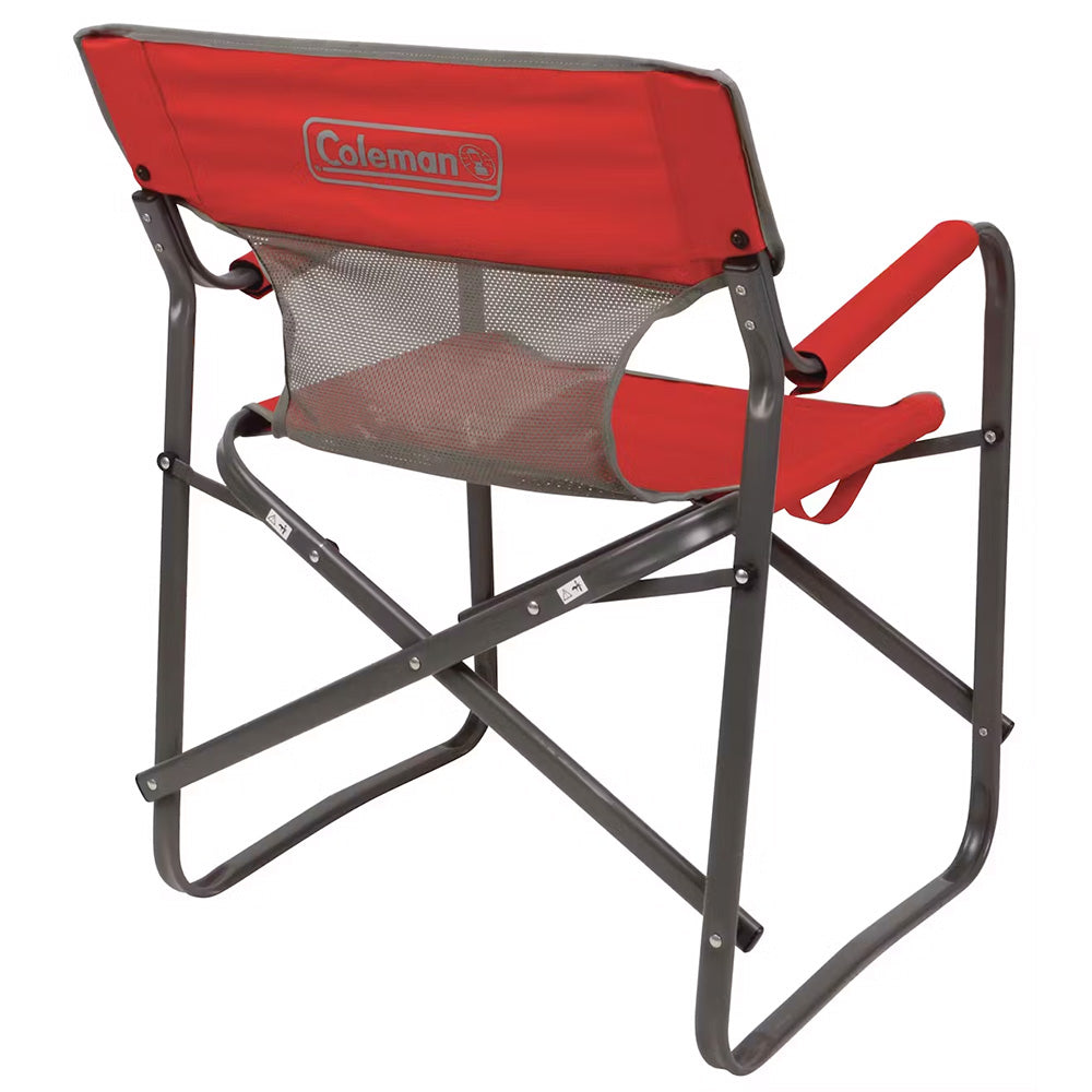 Coleman 2000019421 Outpost Breeze Deck Chair - Red