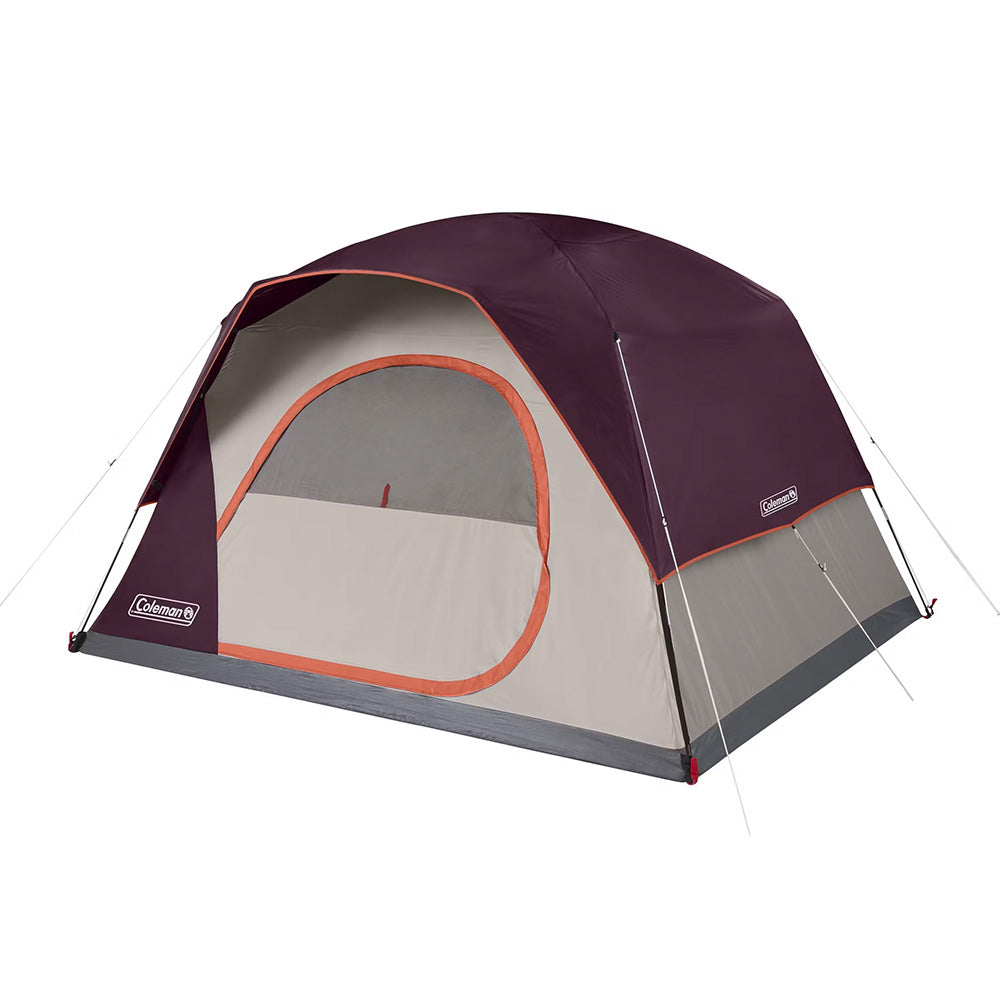 Coleman 2207024 6-Person Skydome Camping Tent - Blackberry