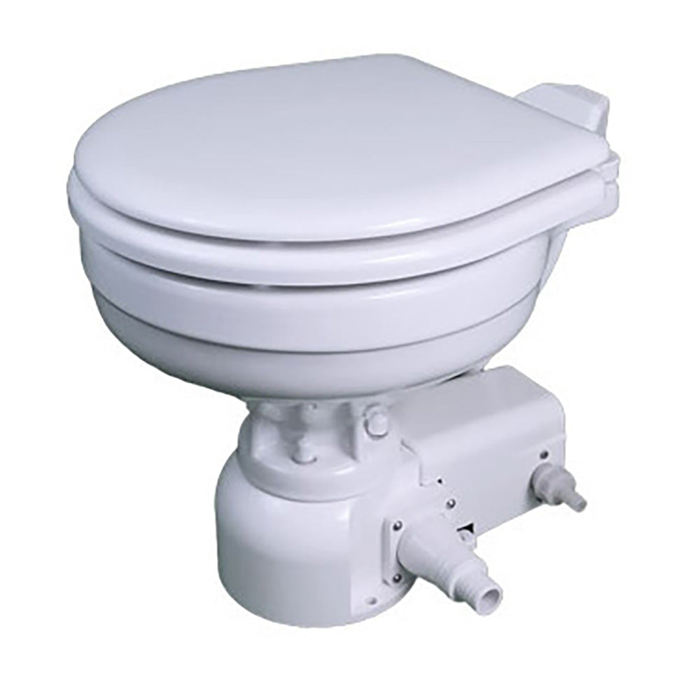 Raritan 162MF01201 Sea Era QC Marine Size Pressurized Freshwater Toilet w/Multifunction Panel - White - 12V