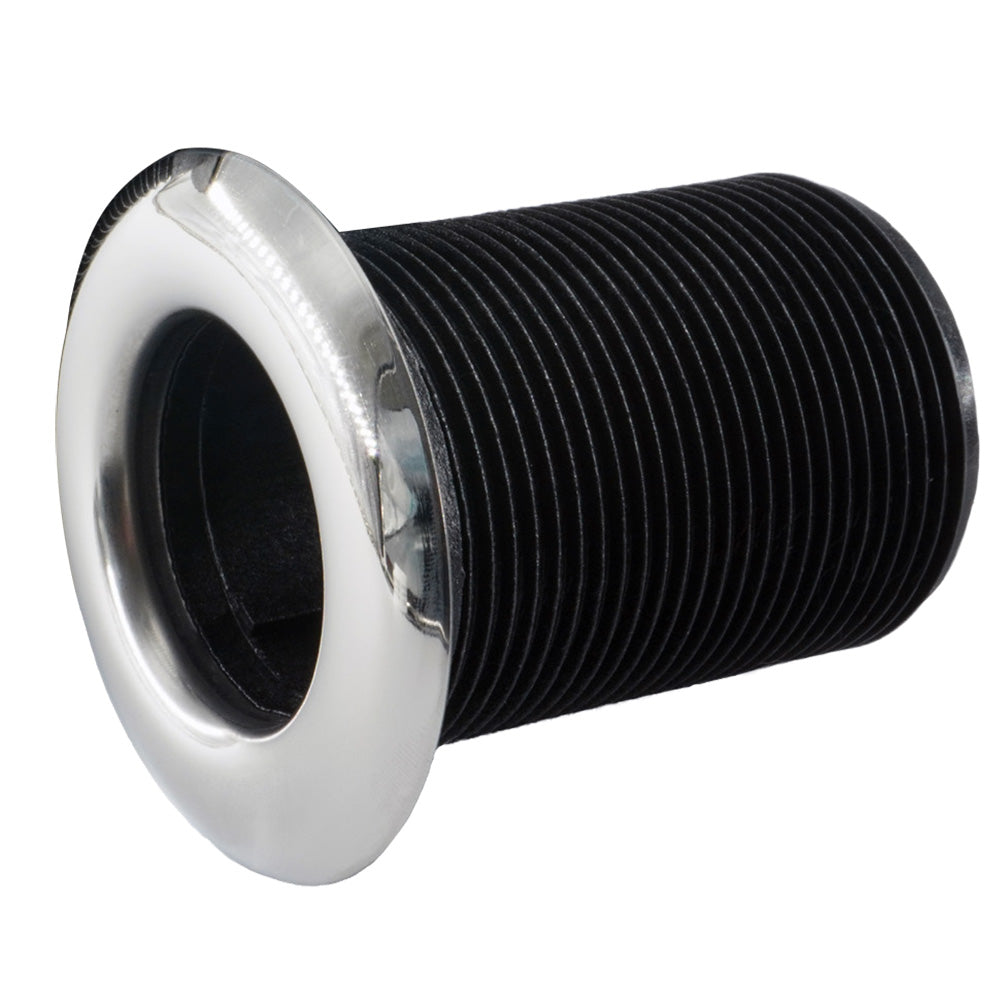 Forespar 930002SS Pro Series Valve Stainless Steel Capped Thru-Hull Fits 1"-1-1/4"