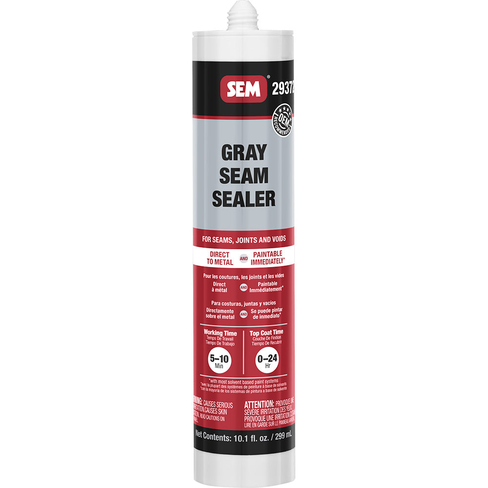 SEM 29372 1K Seam Sealer - 10.1oz Tube - Grey