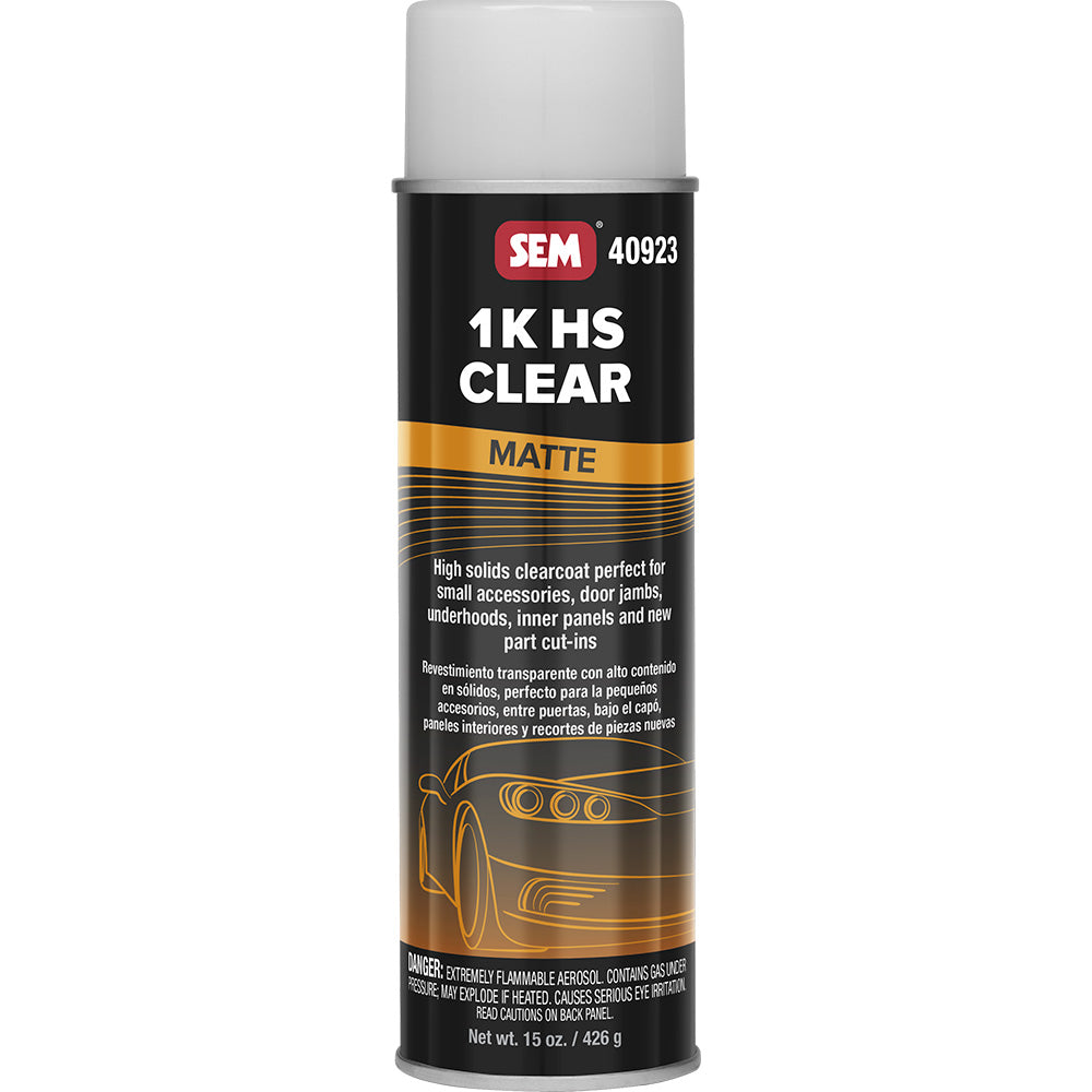 SEM 40923 1K HS Clear - 20oz Aerosol Can - Matte Finish