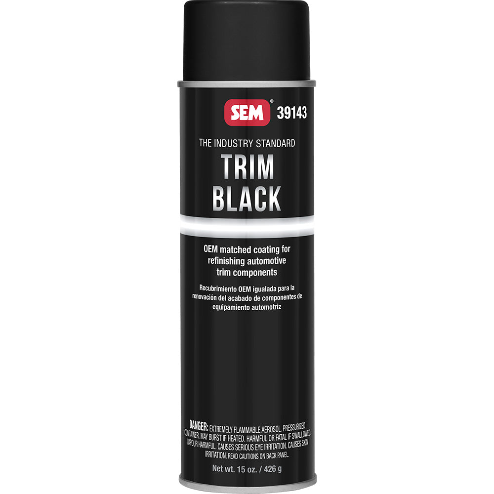 SEM 39143 Trim Black - 20oz Aerosol Can