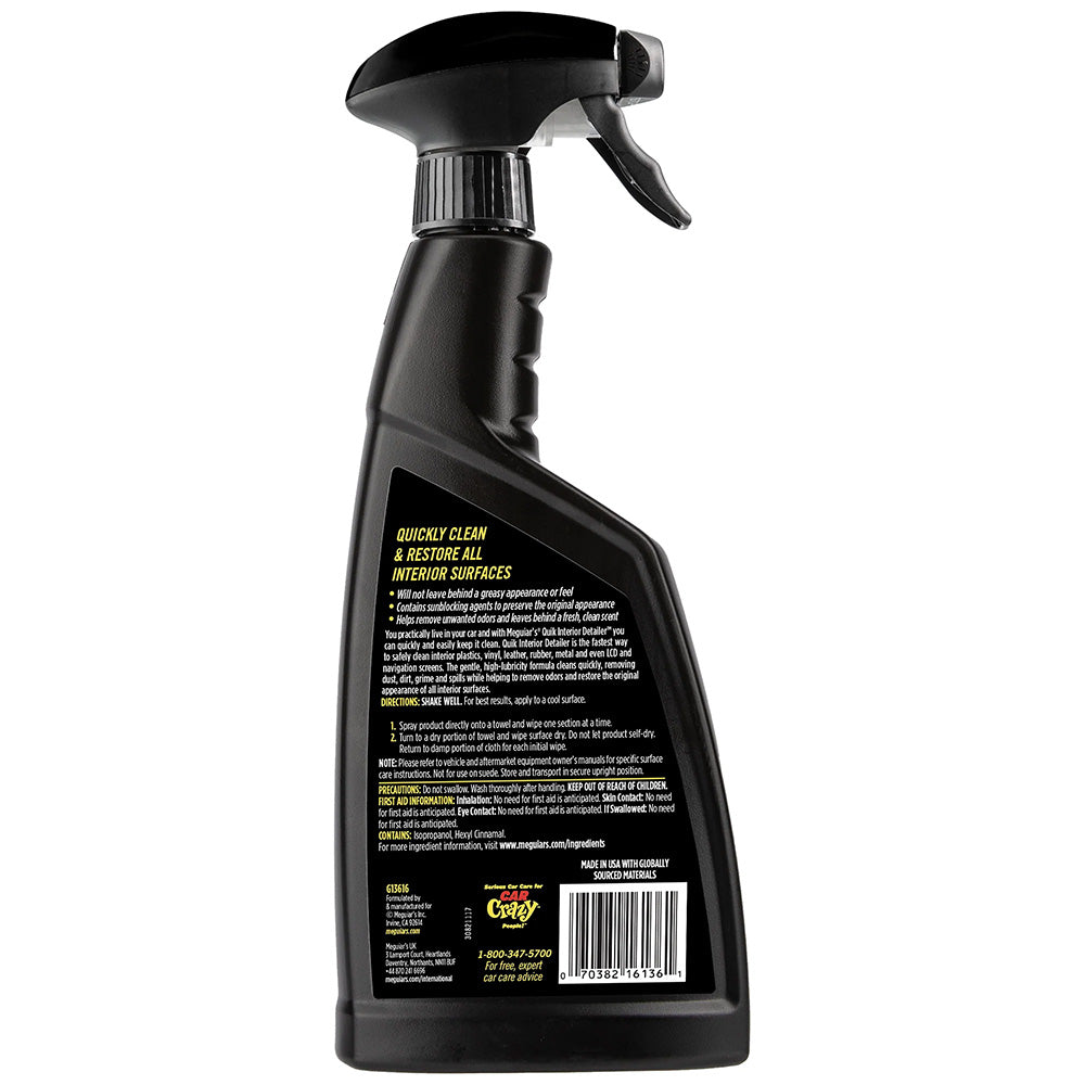 Meguiar's G13616 Quik Interior Detailer - 16oz