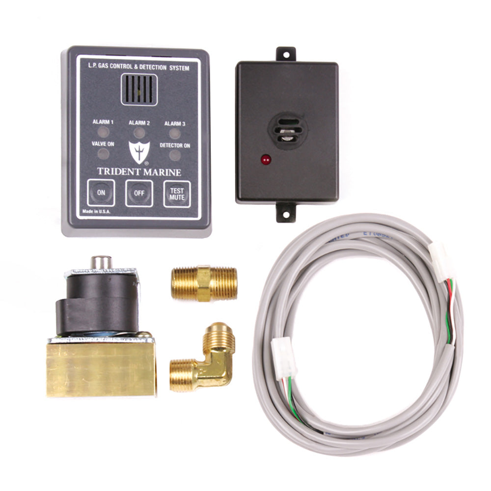 Trident Marine 1300-7761-KIT 12V Low-Pressure 3/8" Solenoid Kit w/Control Panel