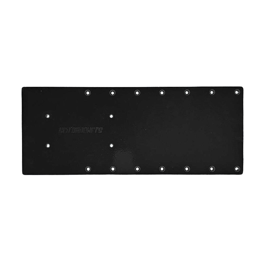 Sea Brackets SEA2302-BLK 18" Straight Trolling Motor Plate f/Garmin Kraken - Black