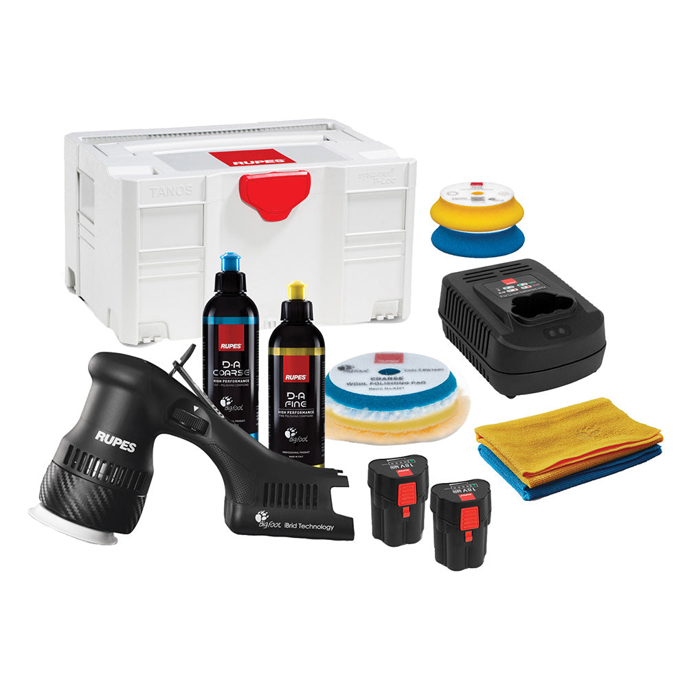 RUPES HLR75/BETA Bigfoot HLR75 Mini iBrid Polisher Kit Beta