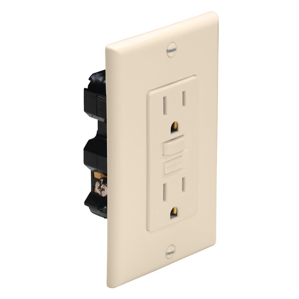 Marinco 1591-FI Ground Fault Circuit Interrupter (GFCI) - Ivory