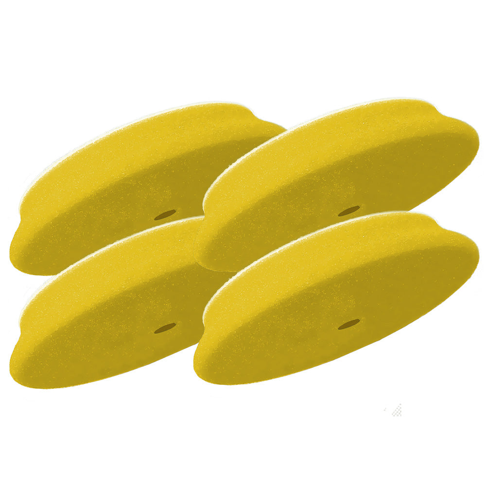 RUPES 9.DA70M/4 D-A Fine Finishing Foam Pad 70mm - Yellow *4-Pack