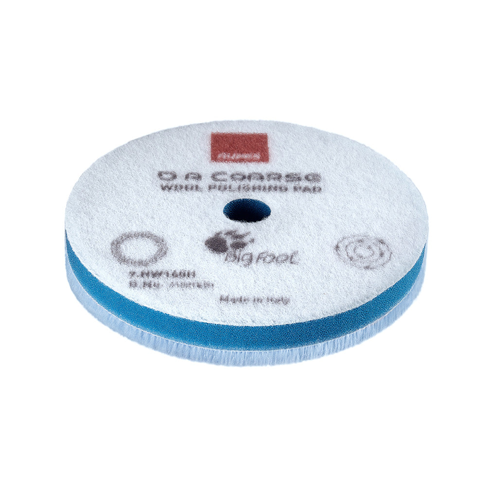 RUPES 9.NW80H D-A Coarse Wool Polishing Pad 80mm - Blue