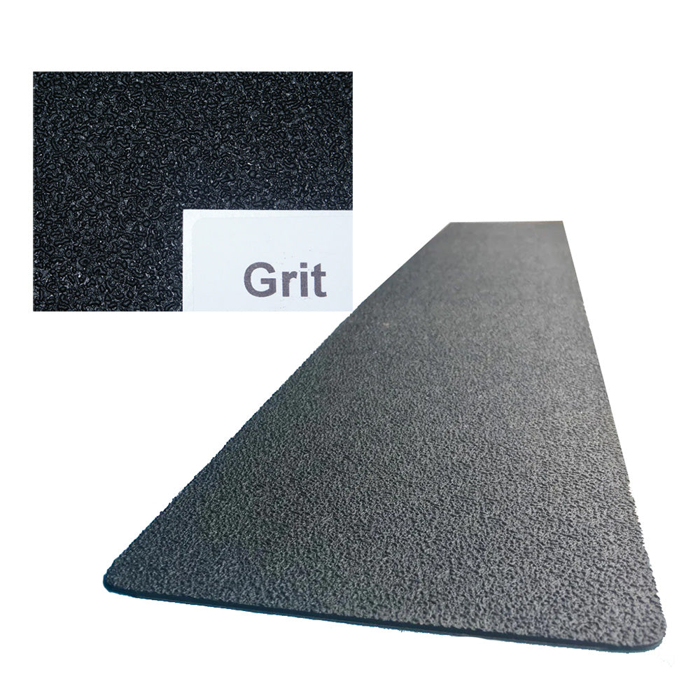 Gator Guards GSSTEPLGY-GRIT-DP GatorSkinz Non-Skid Step Pad - Grey Grit - 16" x 4"