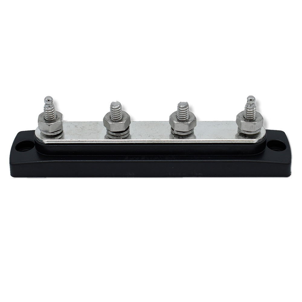 Bluewater 312303-B-020 Common Stud Busbar 4 Gang - Black