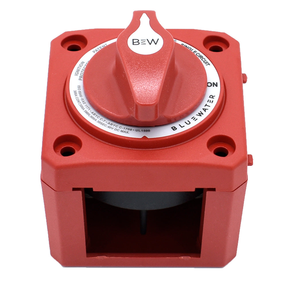 Bluewater 9800-006-11 On/Off Switch Battery Switch - Surface Mount - Red