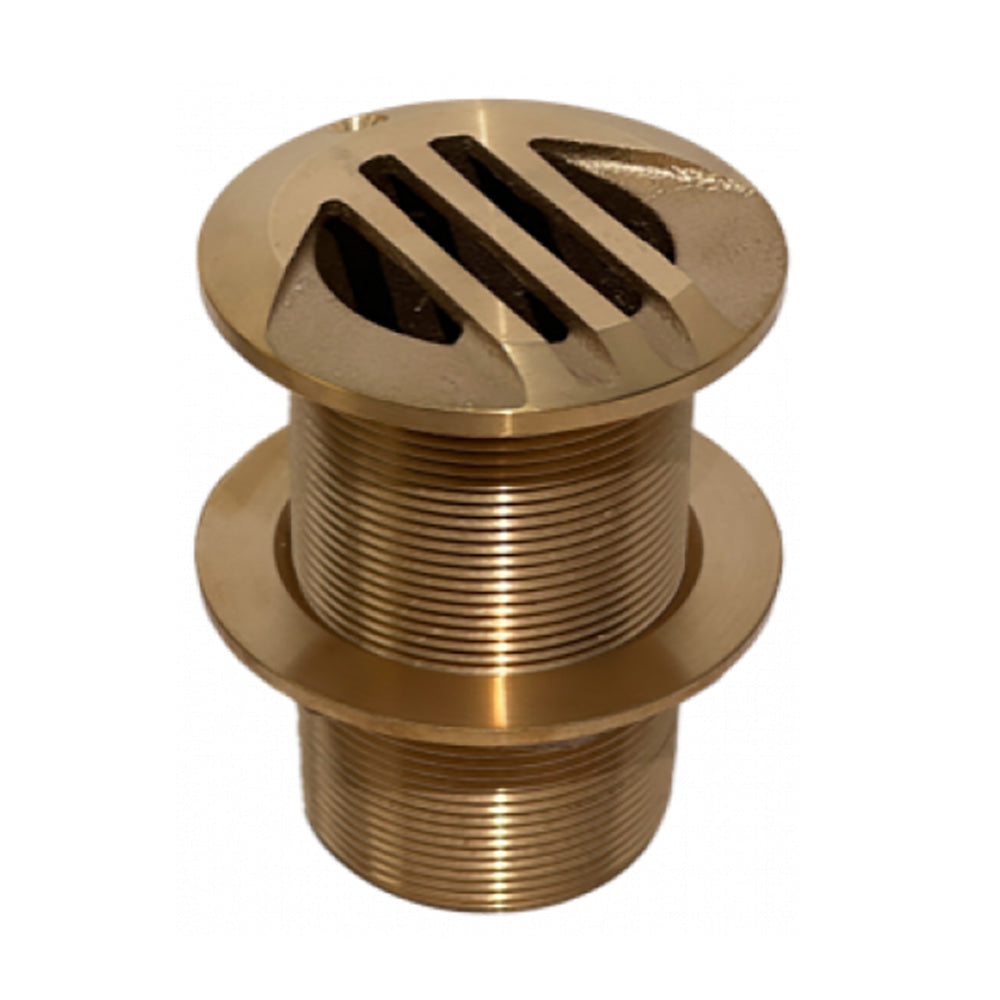 GROCO HSSLTH-1500-W 1-1/2" Slotted Hi Speed Thru-Hull w/Nut