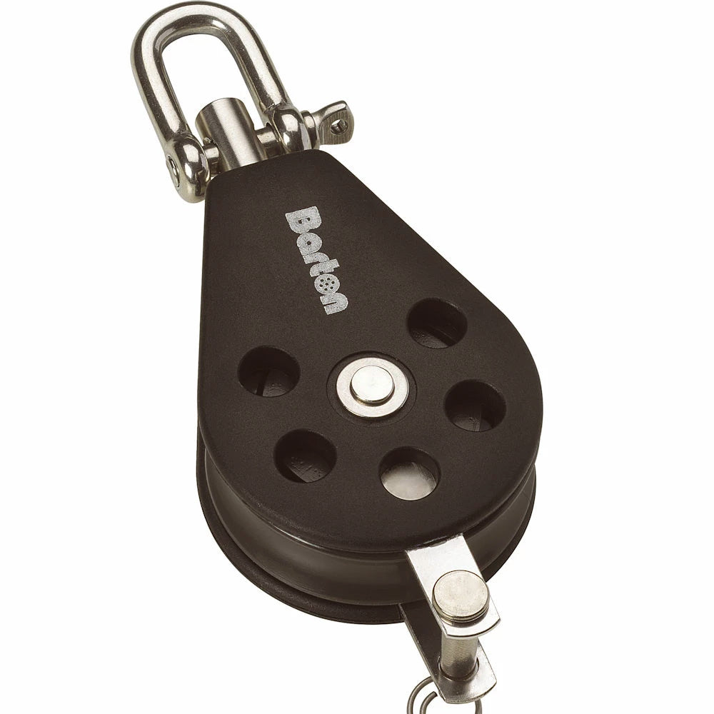 Barton N01131 Size 1 30mm Plain Bearing Pulley Block Single Swivel Becket