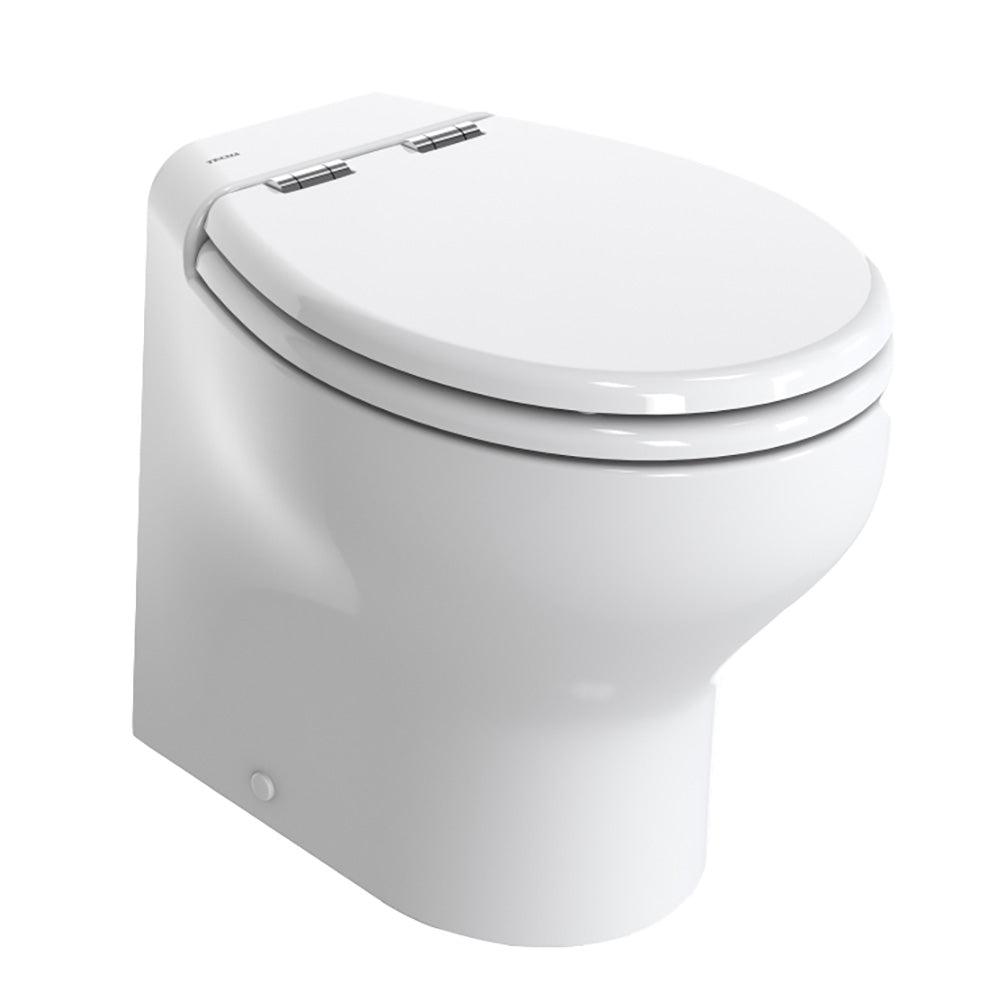 Thetford T-S2G024NW/D00C00 Silence Plus 2G w/.Wood Polyester Soft Close Seat Standard Solenoid - High, White - 24V