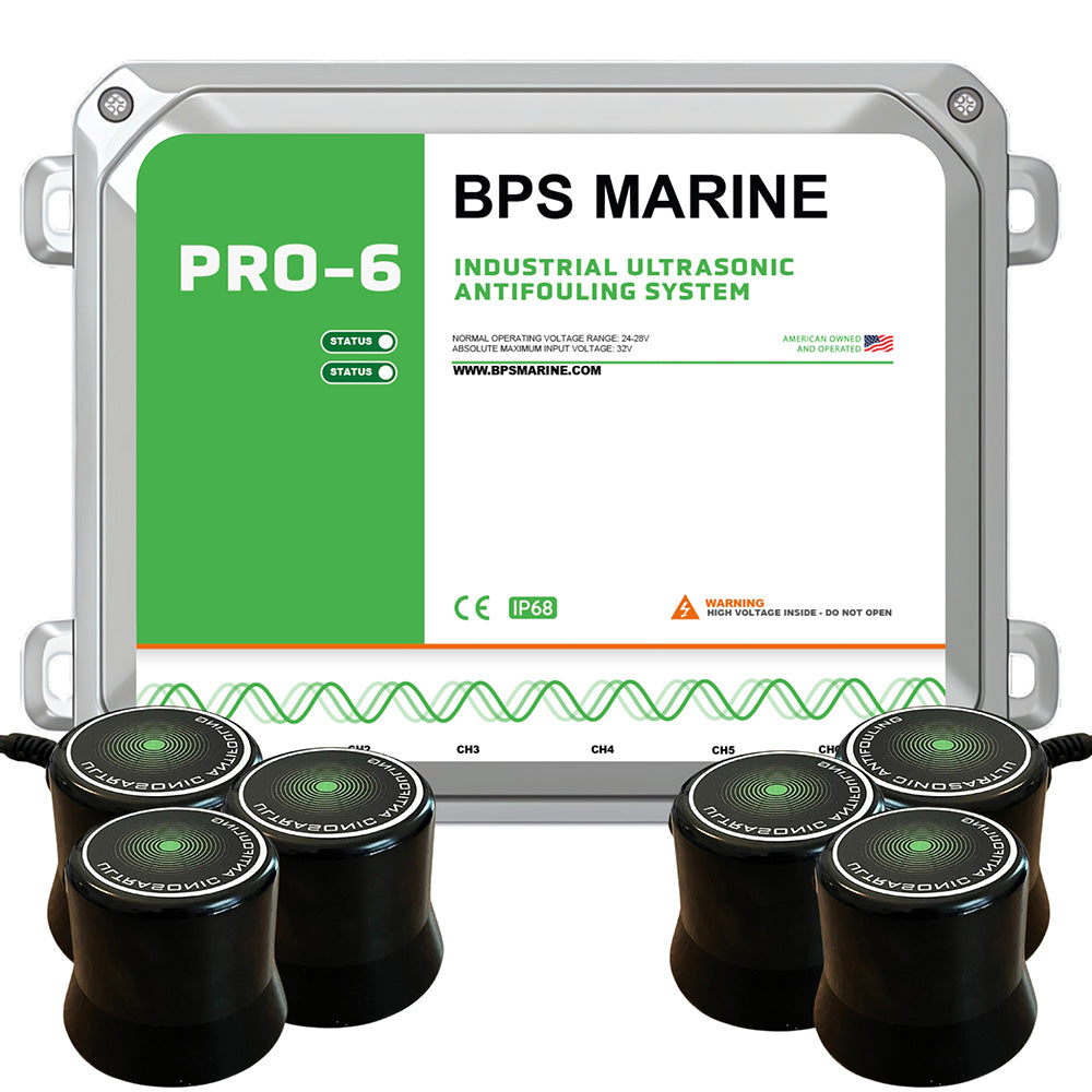 BPS Marine 24V-PRO-6 PRO-6 6-Transducer Ultrasonic Antifouling System - 24VDC