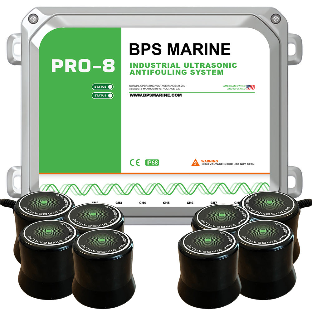 BPS Marine 24V-PRO-8 PRO-8 8-Transducer Ultrasonic Antifouling System - 24VDC