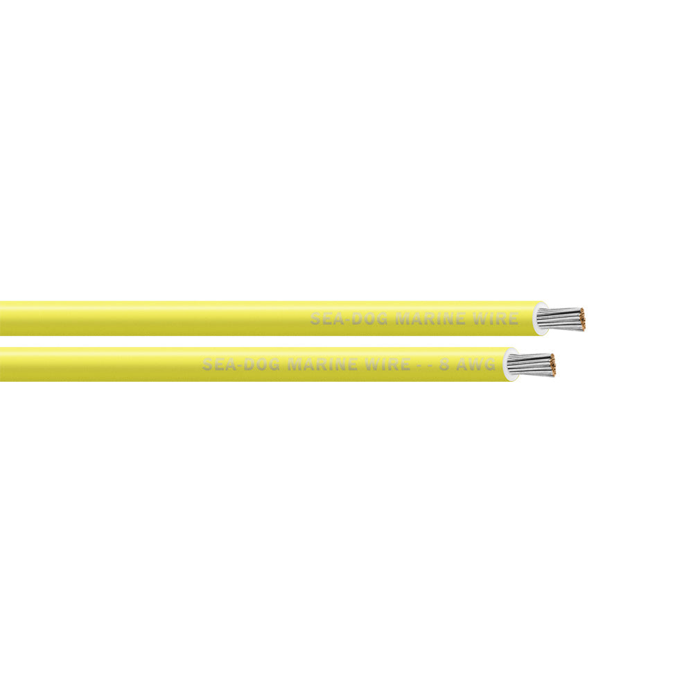 Sea-Dog 8008039 8 AWG Yellow Primary Wire - 1000'