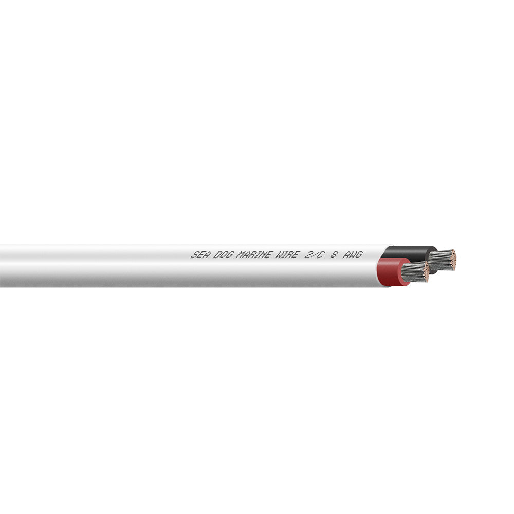 Sea-Dog 8008204 8/2 AWG Flat Duplex Wire Red/Black - 250'
