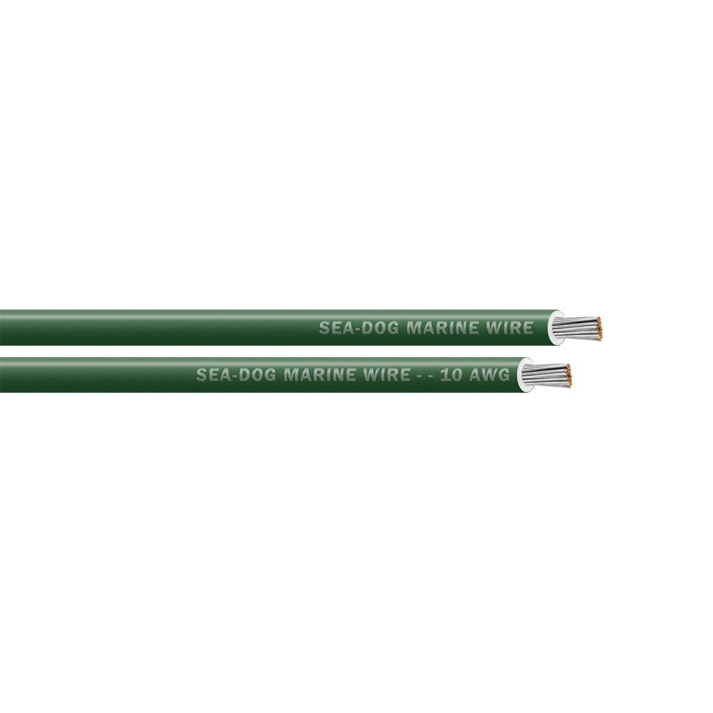 Sea-Dog 8010042 10 AWG Green Primary Wire - 100'