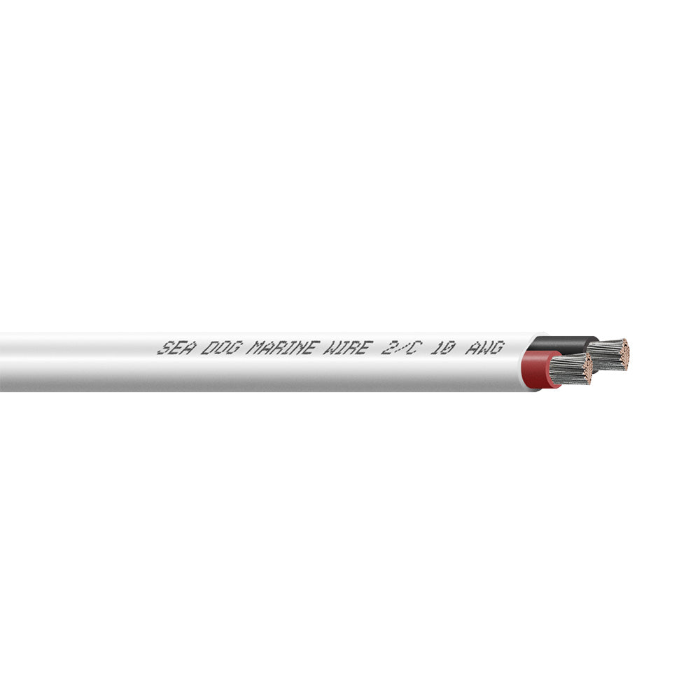 Sea-Dog 8010204 10/2 Flat Duplex Wire - Red/Black - 250'
