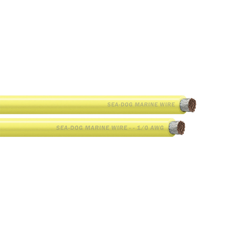 Sea-Dog 8011035 1/0 AWG Yellow Battery Cable - 250'