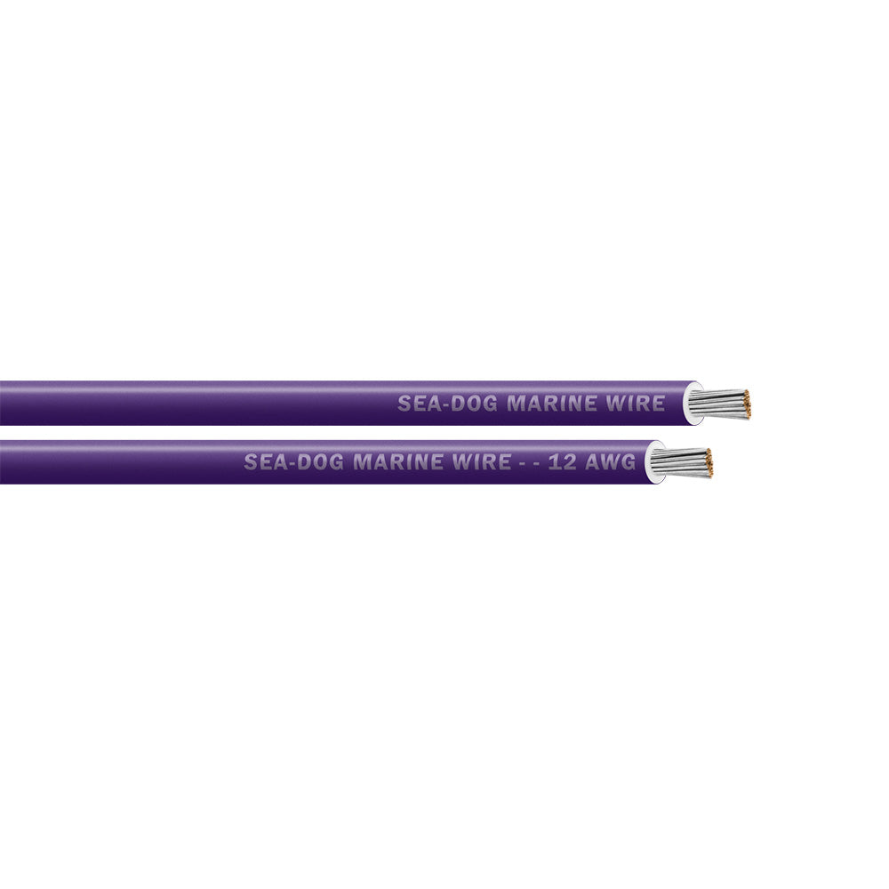 Sea-Dog 8012100 12 AWG Purple Primary Wire - 25'