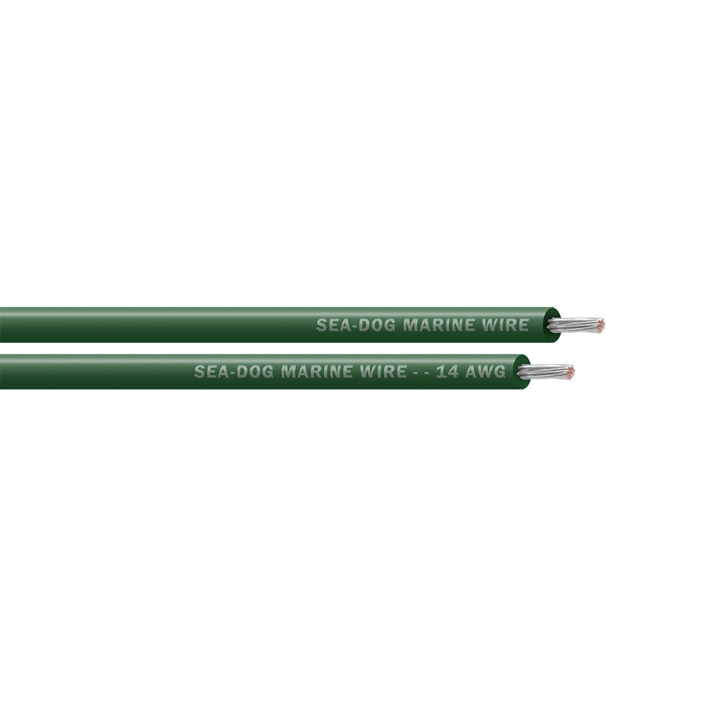 Sea-Dog 8014042 14 AWG Green Primary Wire - 100'