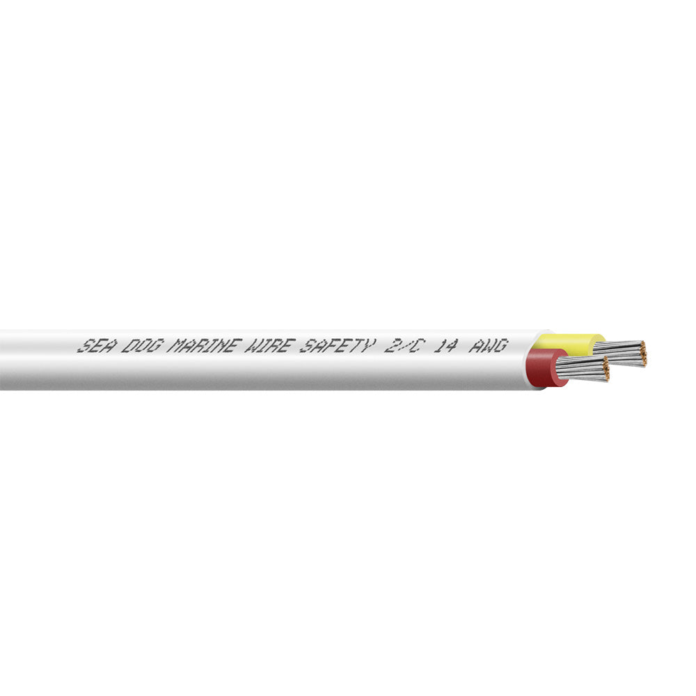 Sea-Dog 8014224 14/2 AWG Flat Duplex Safety Wire - Red/Yellow - 250'