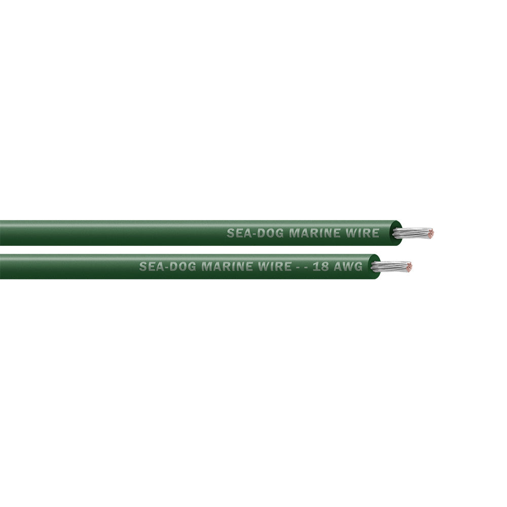 Sea-Dog 8018044 18 AWG Green Primary Wire - 250'