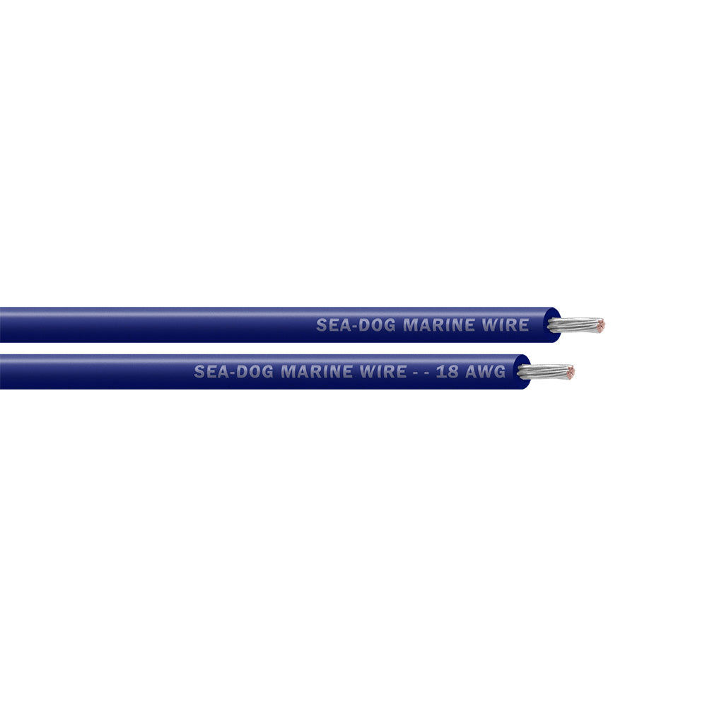 Sea-Dog 8018064 18 AWG Dark Blue Primary Wire - 250'