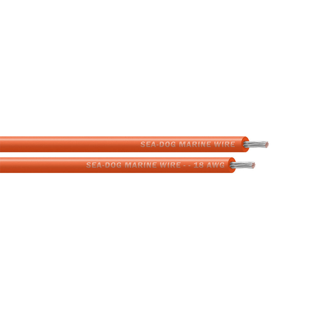 Sea-Dog 8018087 18 AWG Orange Primary Wire - 500'