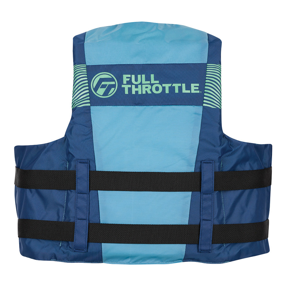 Full Throttle 112200-500-030-26 Adult Nylon Life Jacket - S/M - Blue/Black
