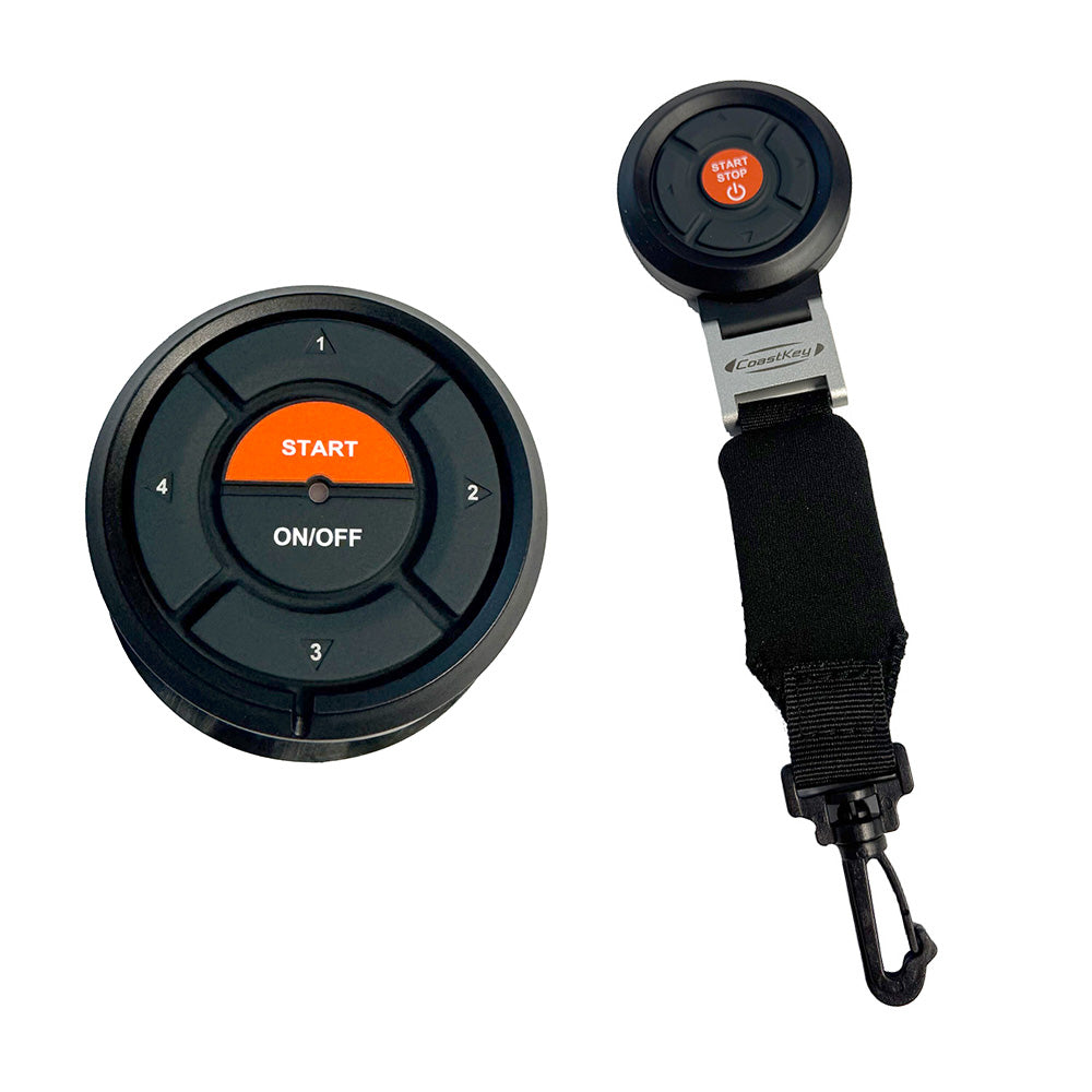 CoastKey C0312 Premium Plus Triple Mercury Engine Keyless Ignition w/Keyless Stop/Start, Remote Stop/Start, Ecos Rem Trim/Tilt