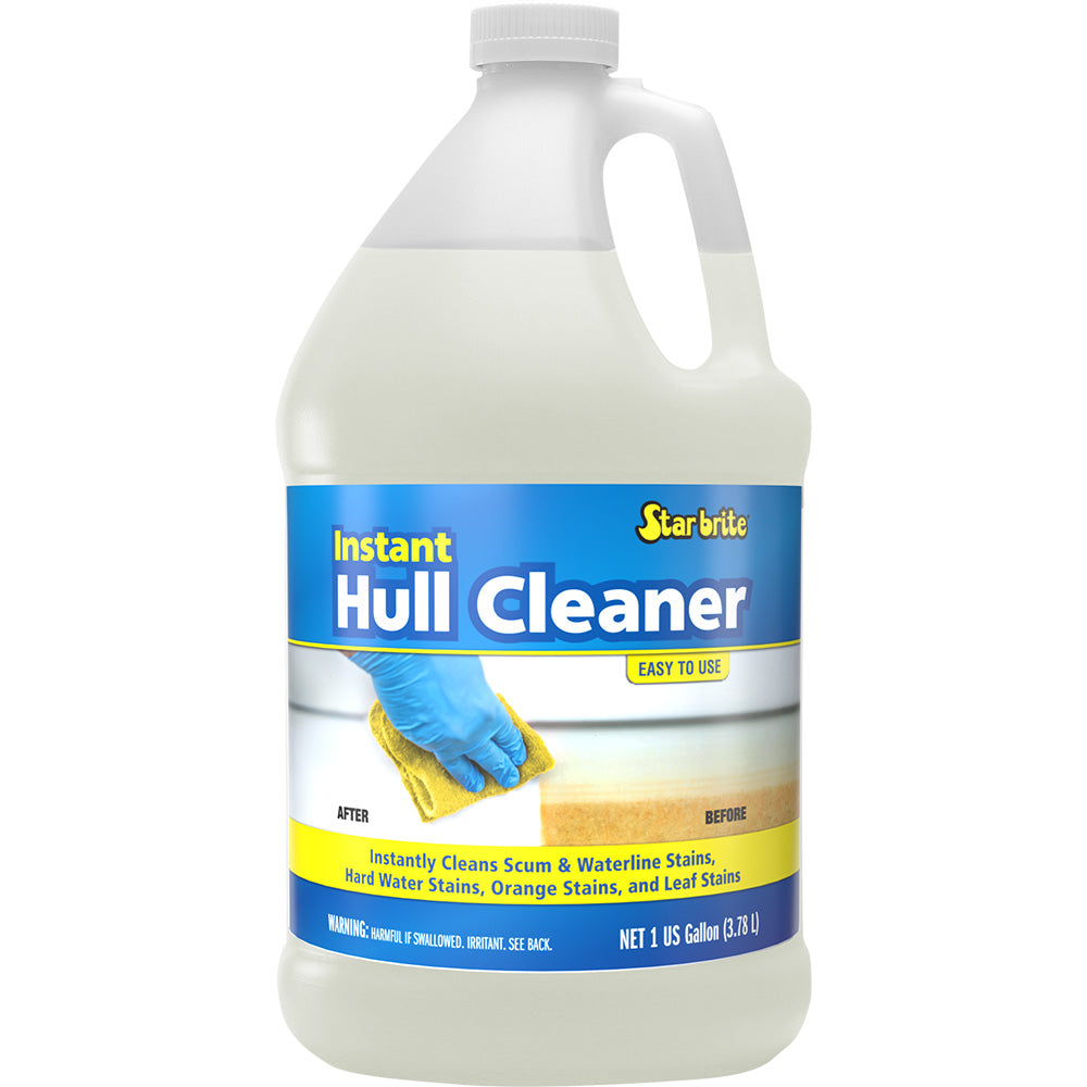 Star brite 81700 Instant Hull Cleaner - Wipe On, Rinse Off Formula - 1 Gallon