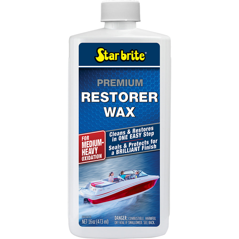 Star Brite 86016 Premium Restorer Wax f/Medium to Heavy Oxidation - 16 oz
