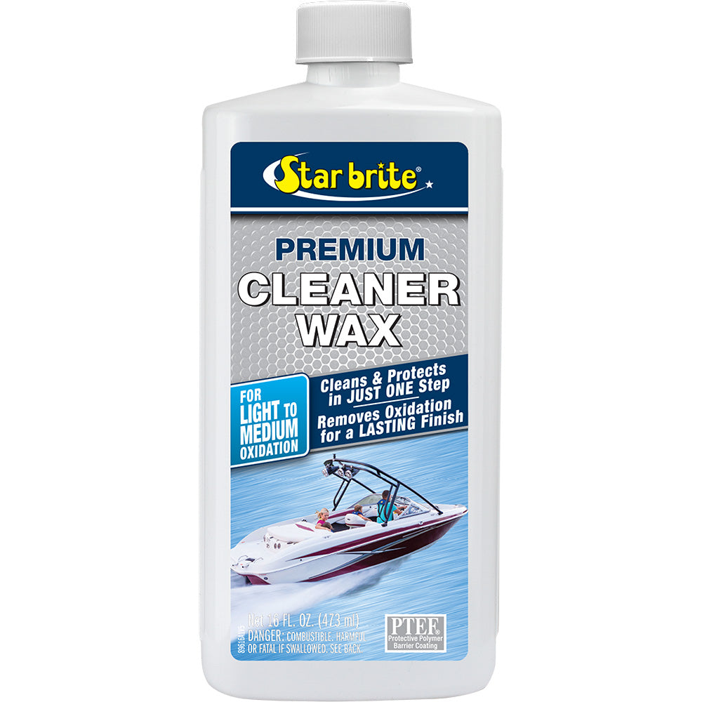 Star brite 89616 Premium Cleaner Wax - One-Step - 16 oz