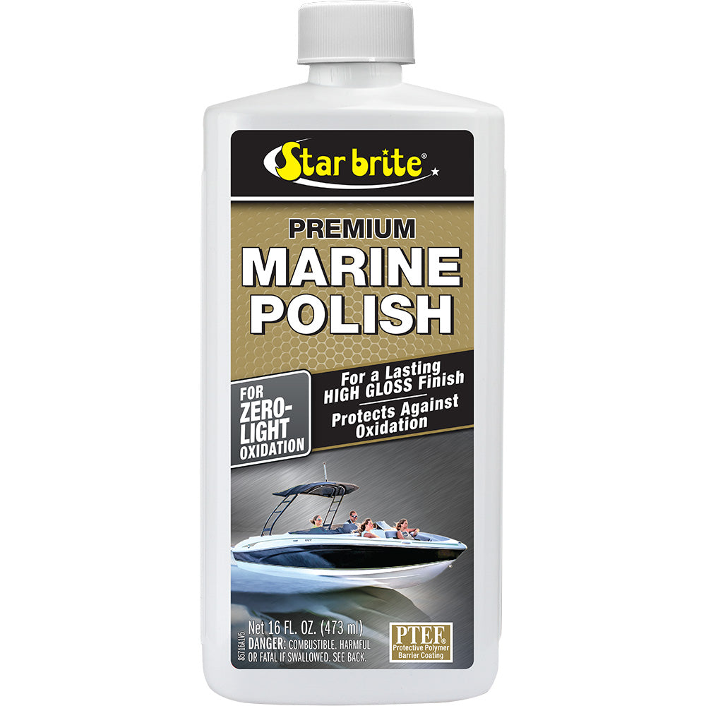 Star brite 85716 Premium Marine Polish - UV Protection High Gloss Finish - 16 oz