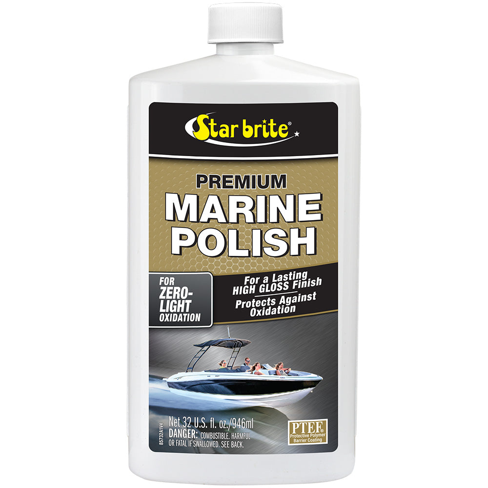 Star brite 85732 Premium Marine Polish - UV Protection High Gloss Finish - 32 oz
