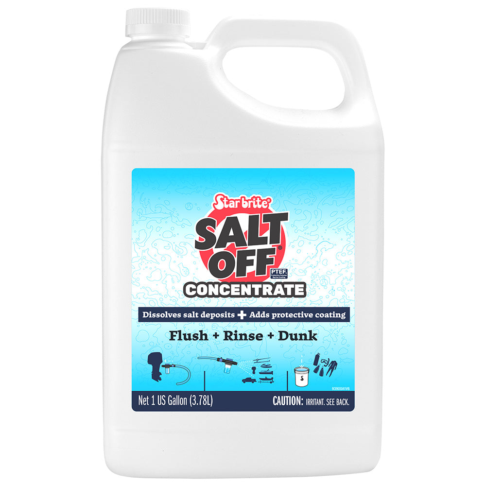 Star brite 93900 Salt Off - Concentrate- Salt Remover Wash Engine Flush - 1 Gallon