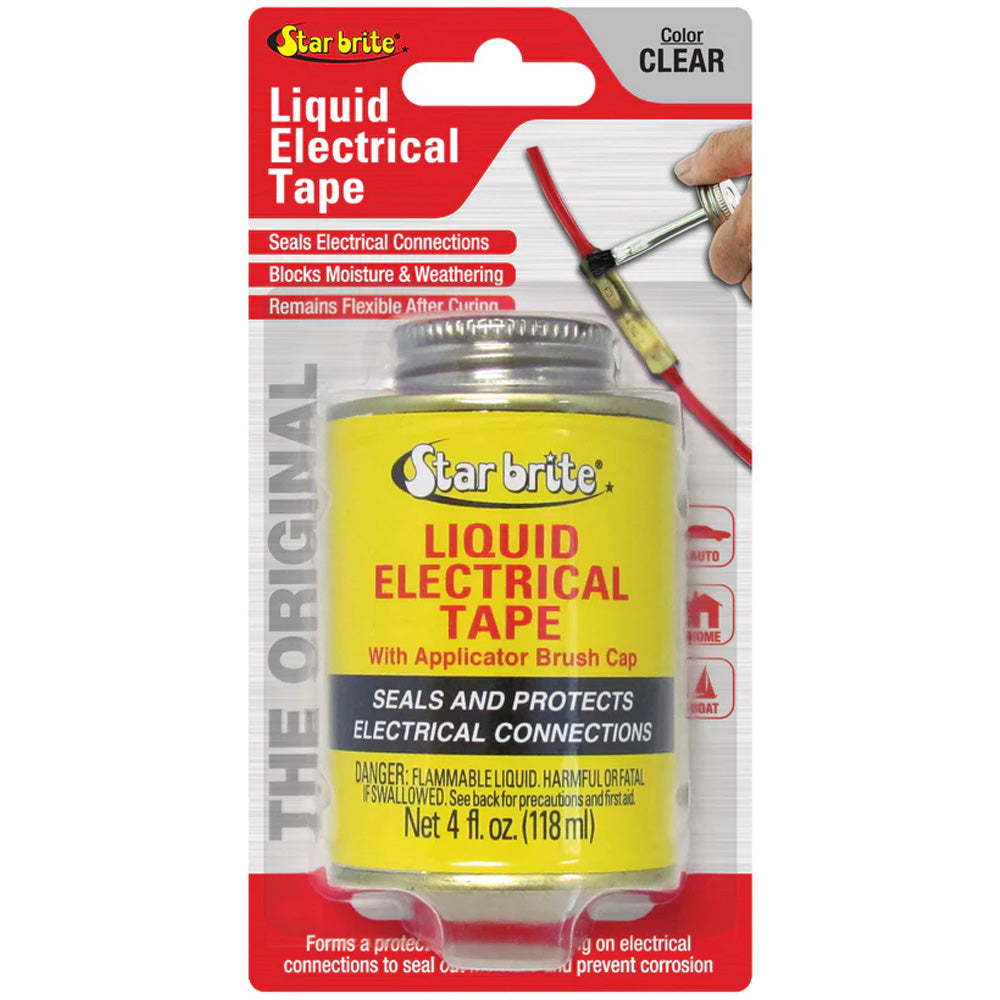 Star brite 84108 Liquid Electrical Tape - Clear - 4 oz