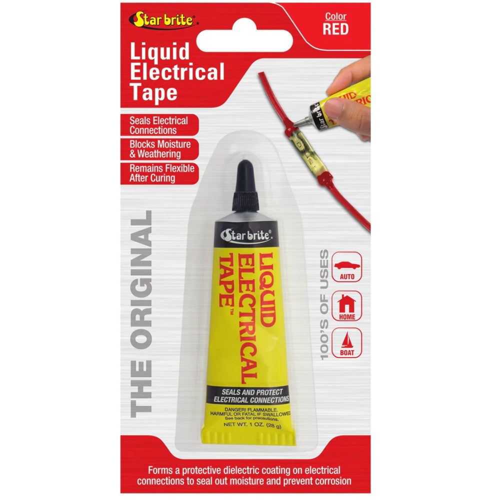 Star brite 84155 Liquid Electrical Tape - Red - 1 oz