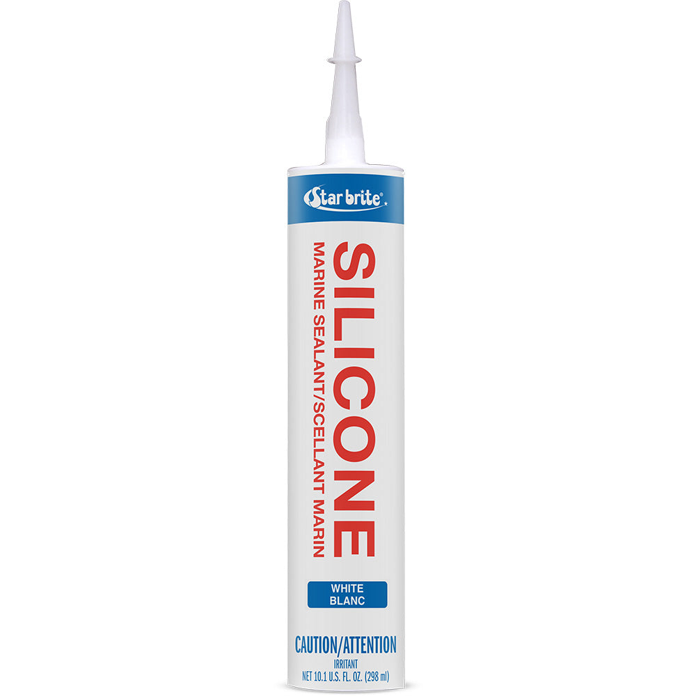 Star brite 82121 Marine Silicone Sealant - White - 10.3 oz