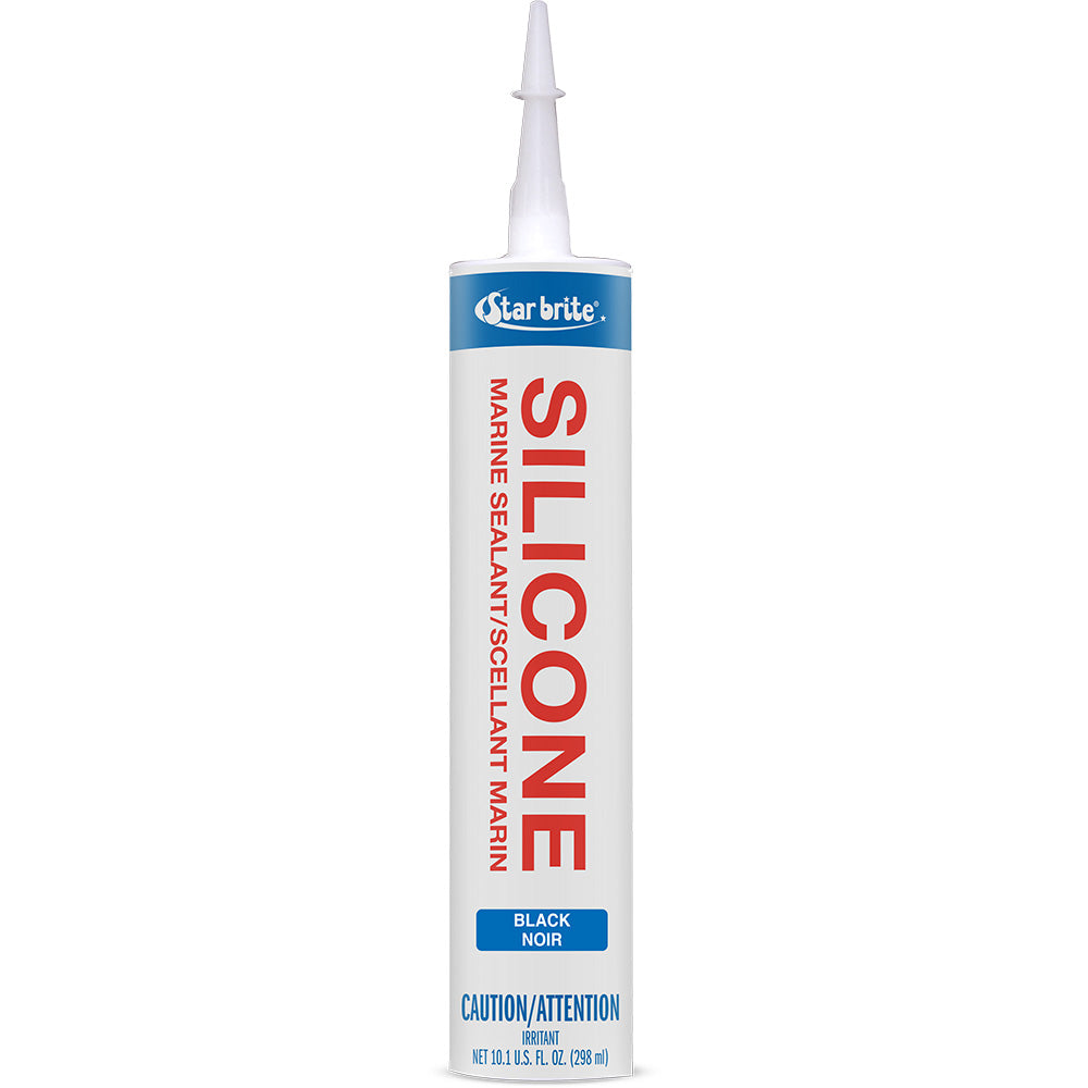 Star brite 82123 Marine Silicone Sealant - Black - 10.3 oz