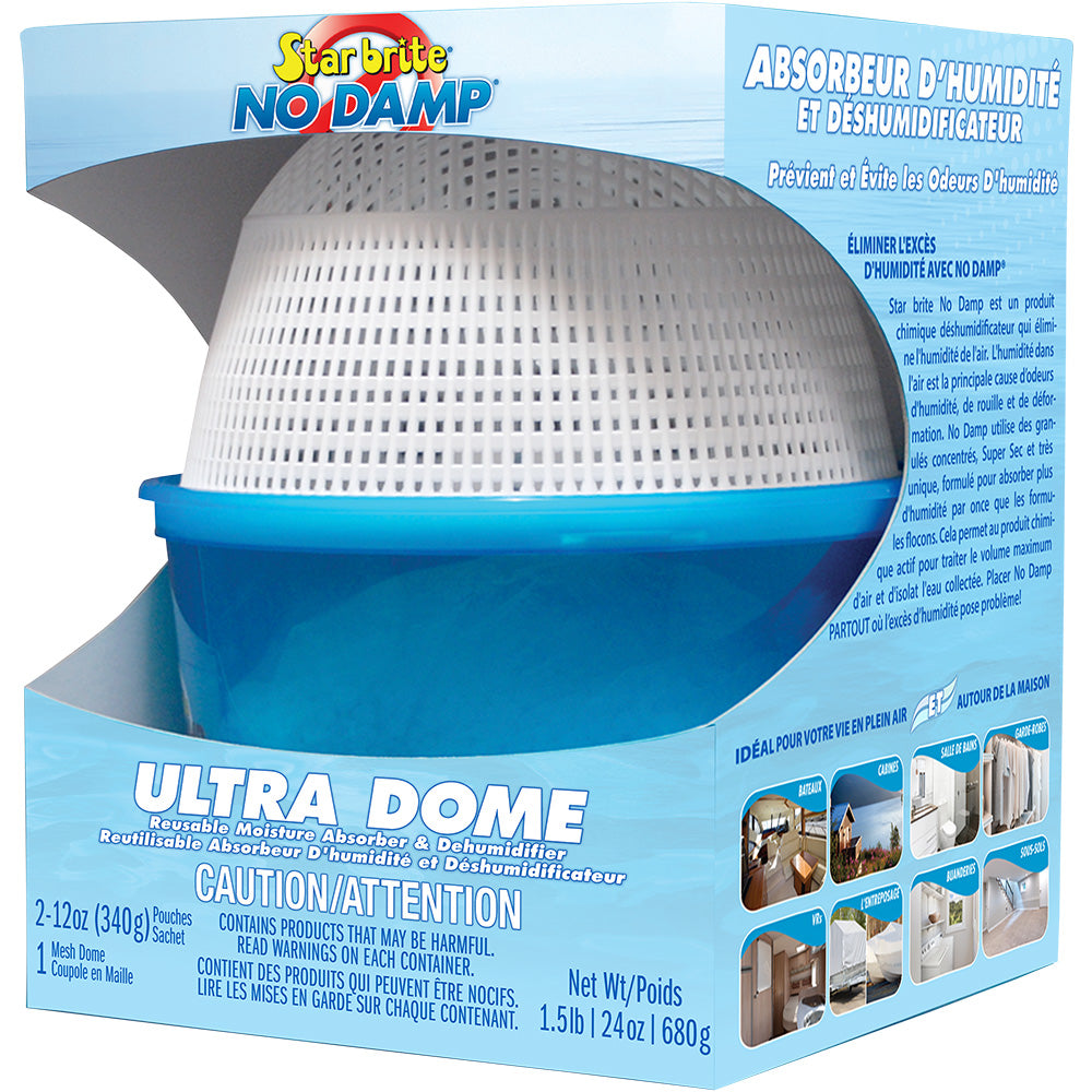 Star brite 85460 No Damp Ultra Dome Absorber Dehumidifier - 24 oz