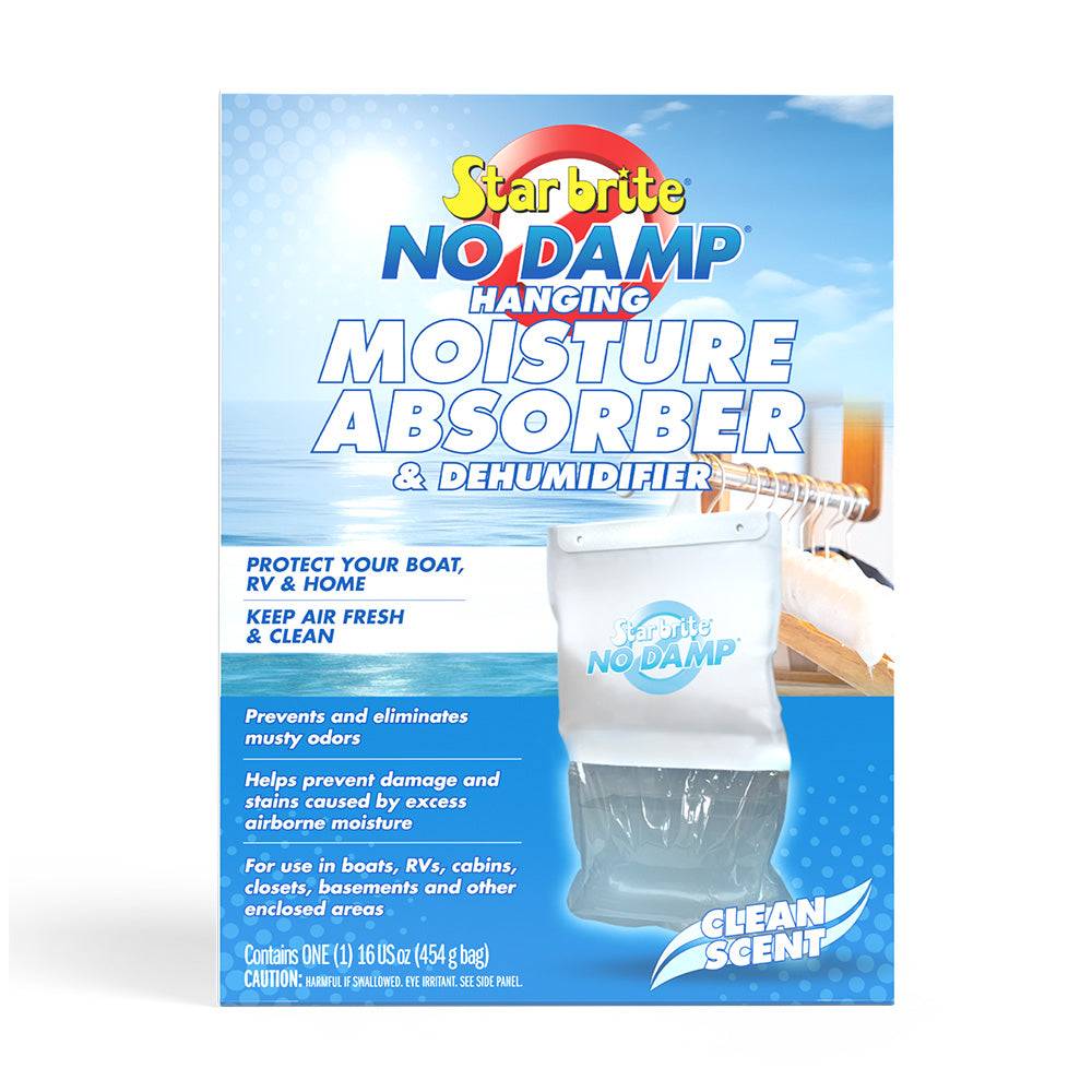 Star brite 85470 No Damp Moisture Absorber Dehumidifier Hanging Bag - 16 oz