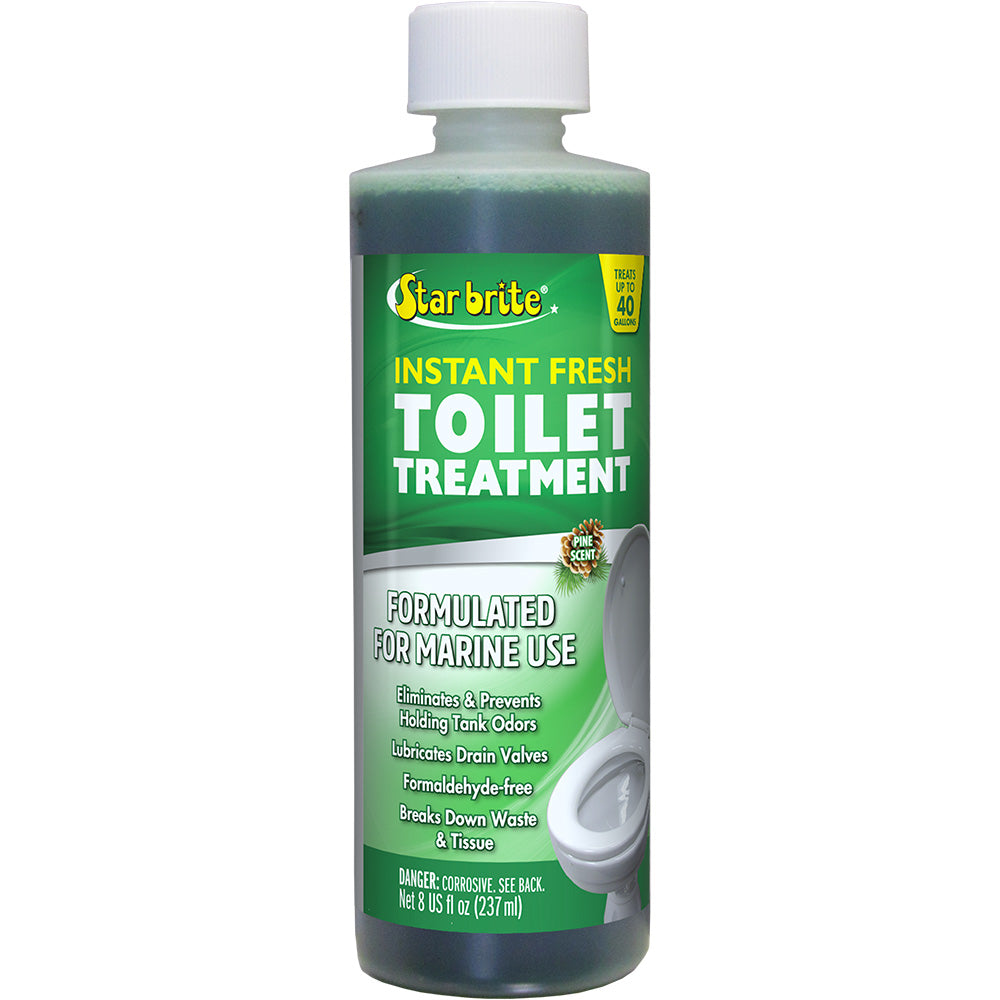 Star brite 71763 Instant Fresh Toilet Treatment - Pine Scent - Biodegradable Formula - 8 oz *6 Pack