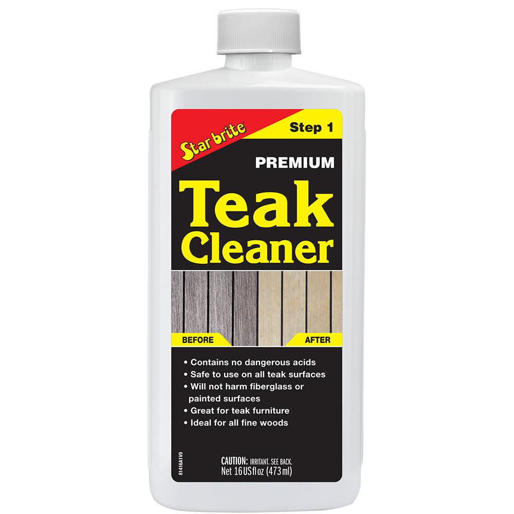 Star brite 81416 Premium Outdoor Teak Cleaner - Step 1 - 16 oz